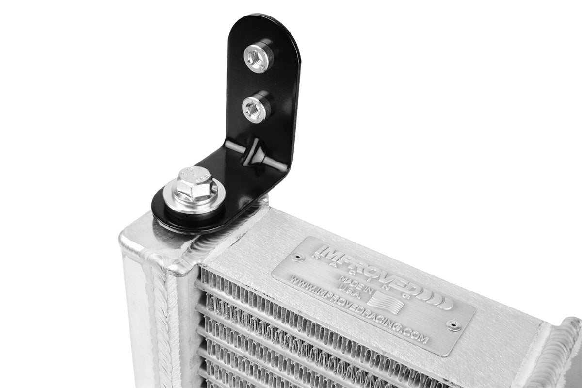 Improved Racing MHX Series Oil Cooler Universal Single-Point Mount L-Bracket With Nutserts
