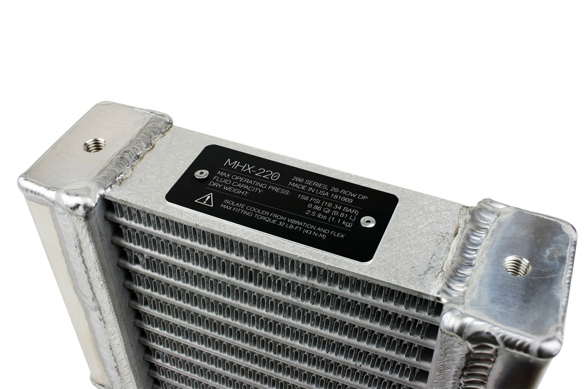 Improved Racing MHX-221 High-Efficiency Oil Cooler