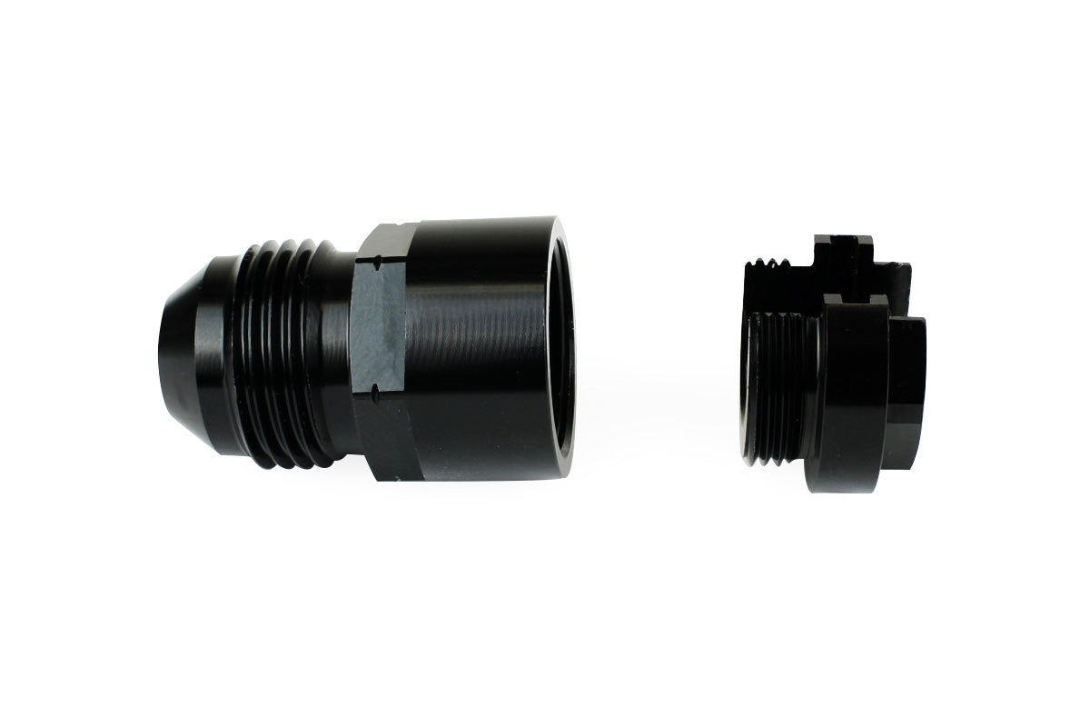 RaceFlux AN Male Flare to Quick-Connect Female Screw Adapter Fitting