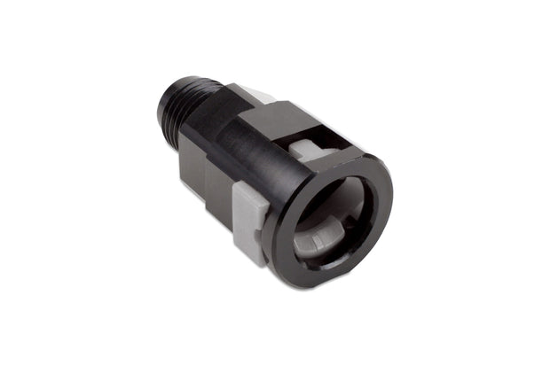 RaceFlux AN Male Flare to Quick-Connect Female Plastic Button Adapter Fitting