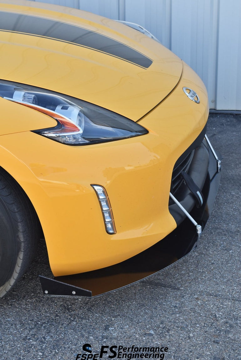 Nissan 370Z (2009-2020) Front Splitter V3 (H.B. EDITION) - JSI Racing 