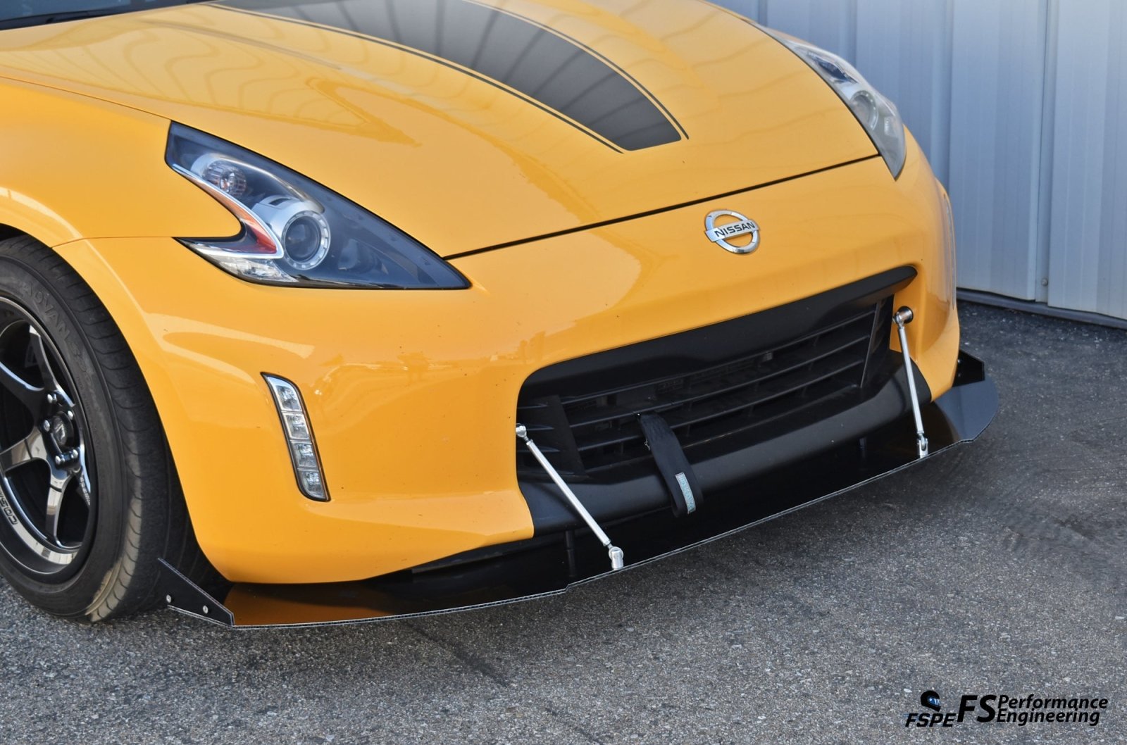 Nissan 370Z (2009-2020) Front Splitter V3 (H.B. EDITION) - JSI Racing 