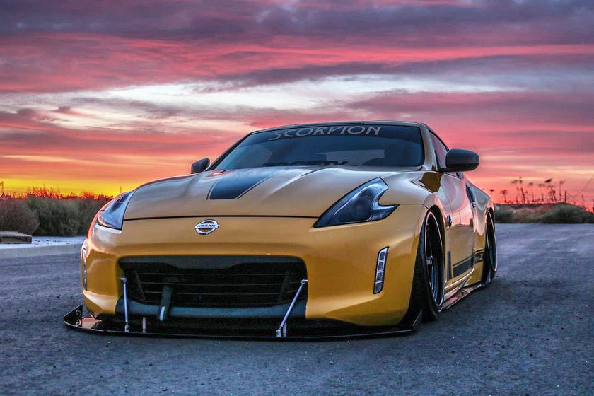 Nissan 370Z (2009-2020) Front Splitter V3 (H.B. EDITION) - JSI Racing 