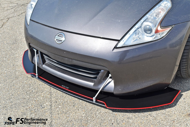 Nissan 370Z (2009-2020) Front Splitter V5 (K.V. EDITION) + Undertray - JSI Racing 