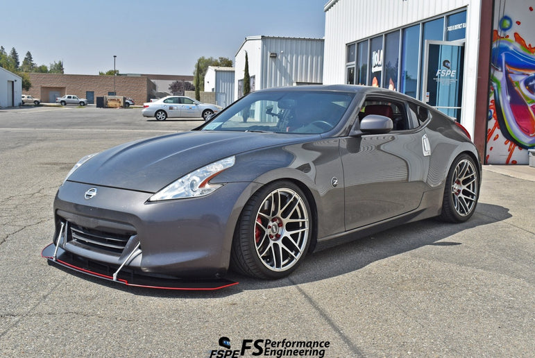 Nissan 370Z (2009-2020) Front Splitter V5 (K.V. EDITION) + Undertray - JSI Racing 