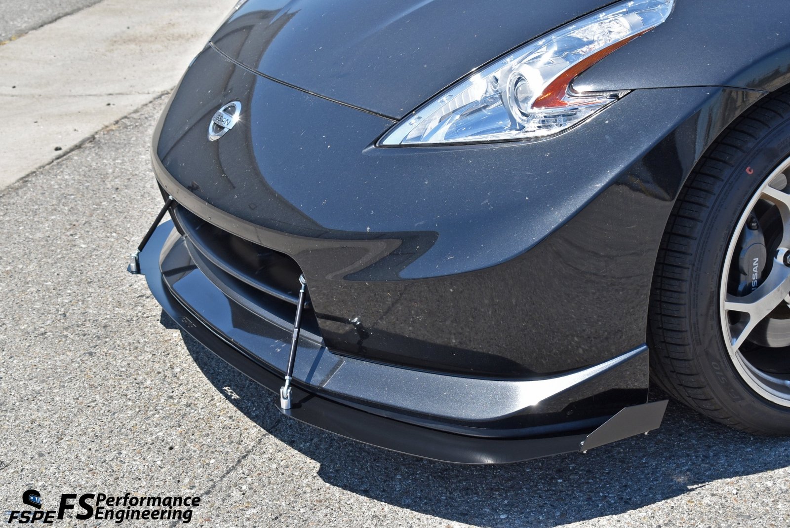 Nissan 370Z NISMO (2009-2014) Front Splitter + Under Tray - JSI Racing 