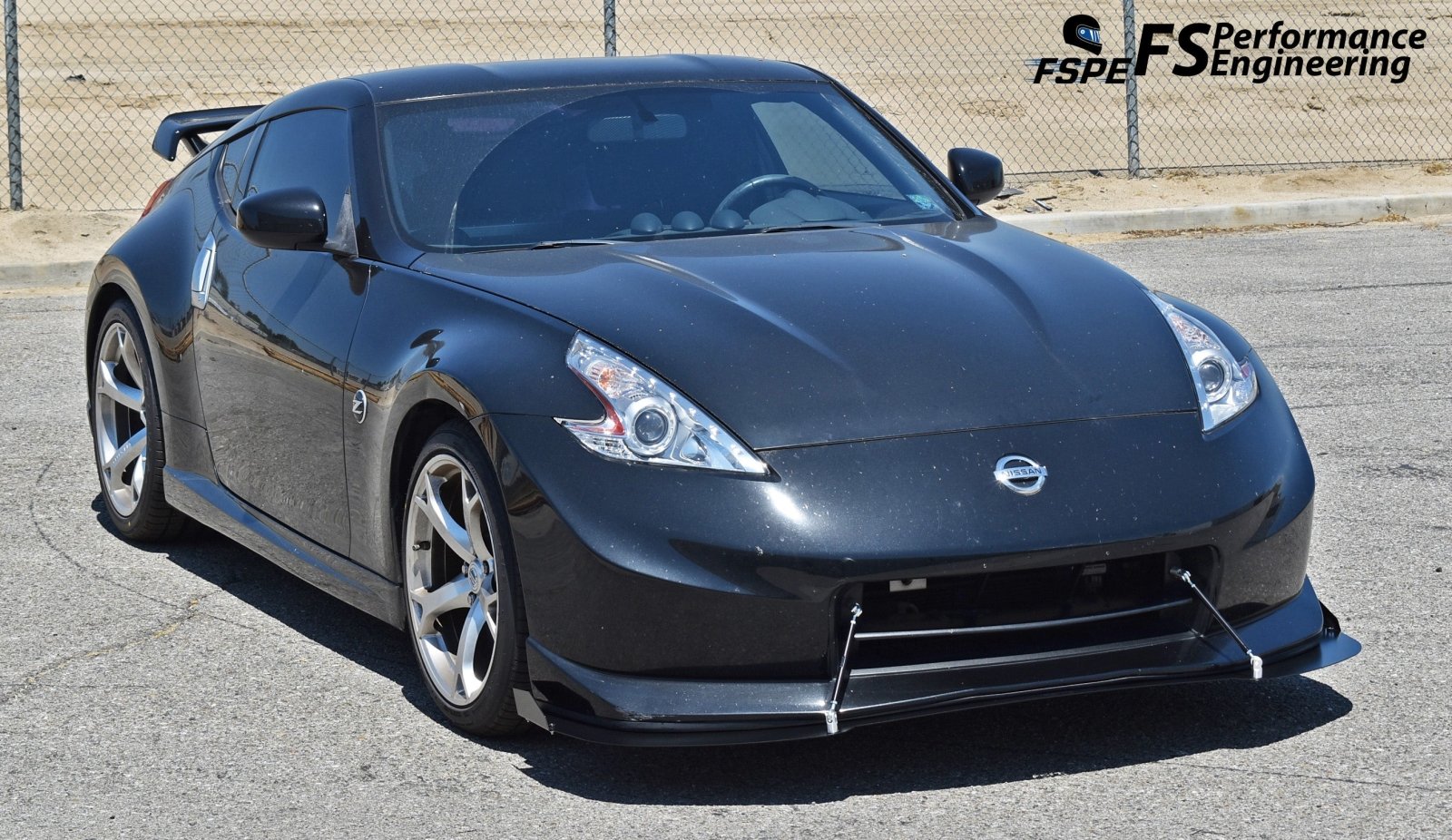 Nissan 370Z NISMO (2009-2014) Front Splitter + Under Tray - JSI Racing 
