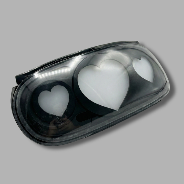 NTXGlow Diffused Heart Tail Lights for 1990–1997 Mazda Miata NA