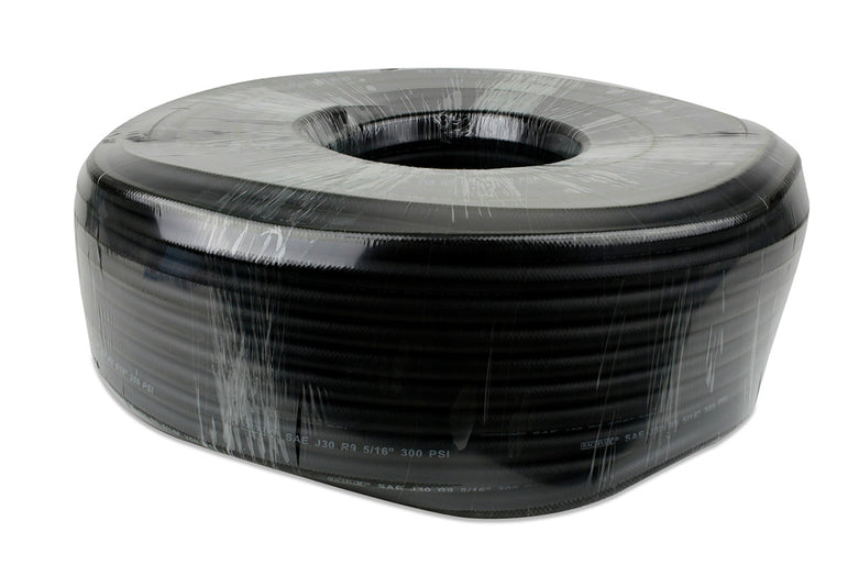 RaceFlux FKM SAE J30 R9 Push-Lock Fuel Hose, 50m (164 ft) Roll