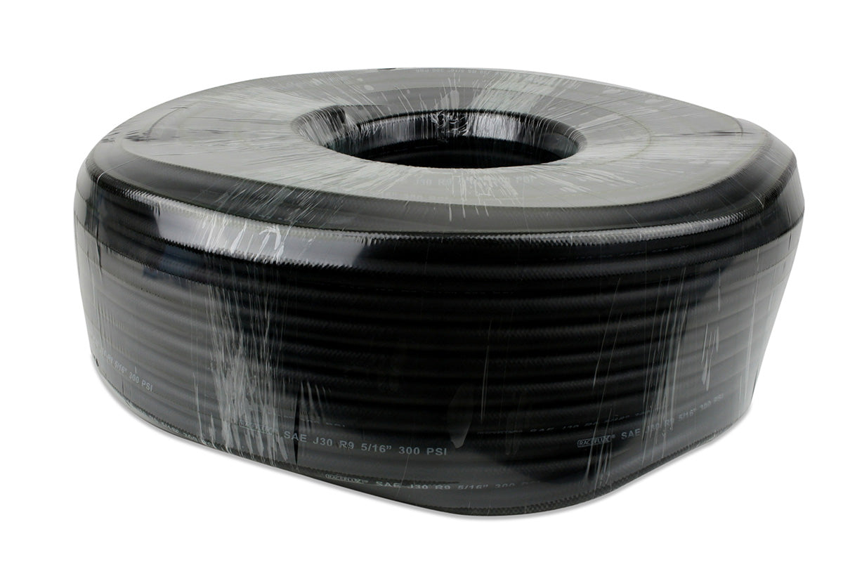 RaceFlux FKM SAE J30 R9 Push-Lock Fuel Hose, 50m (164 ft) Roll