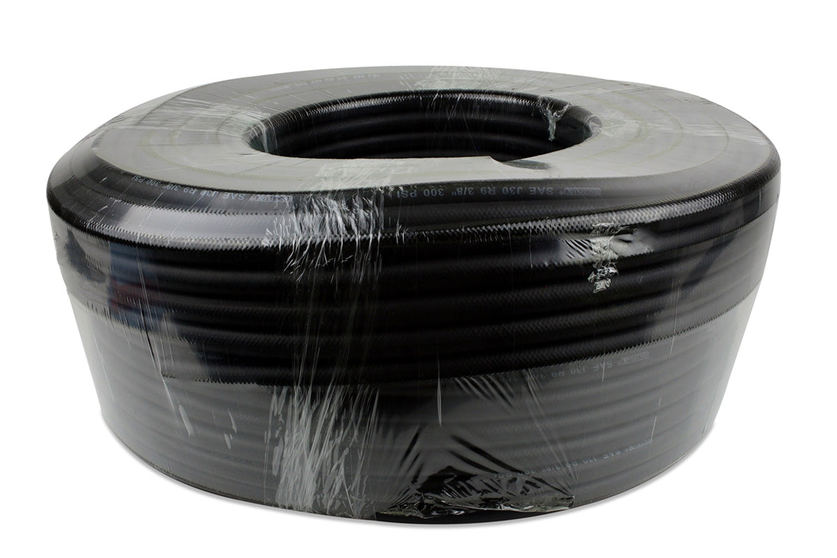 RaceFlux FKM SAE J30 R9 Push-Lock Fuel Hose, 50m (164 ft) Roll