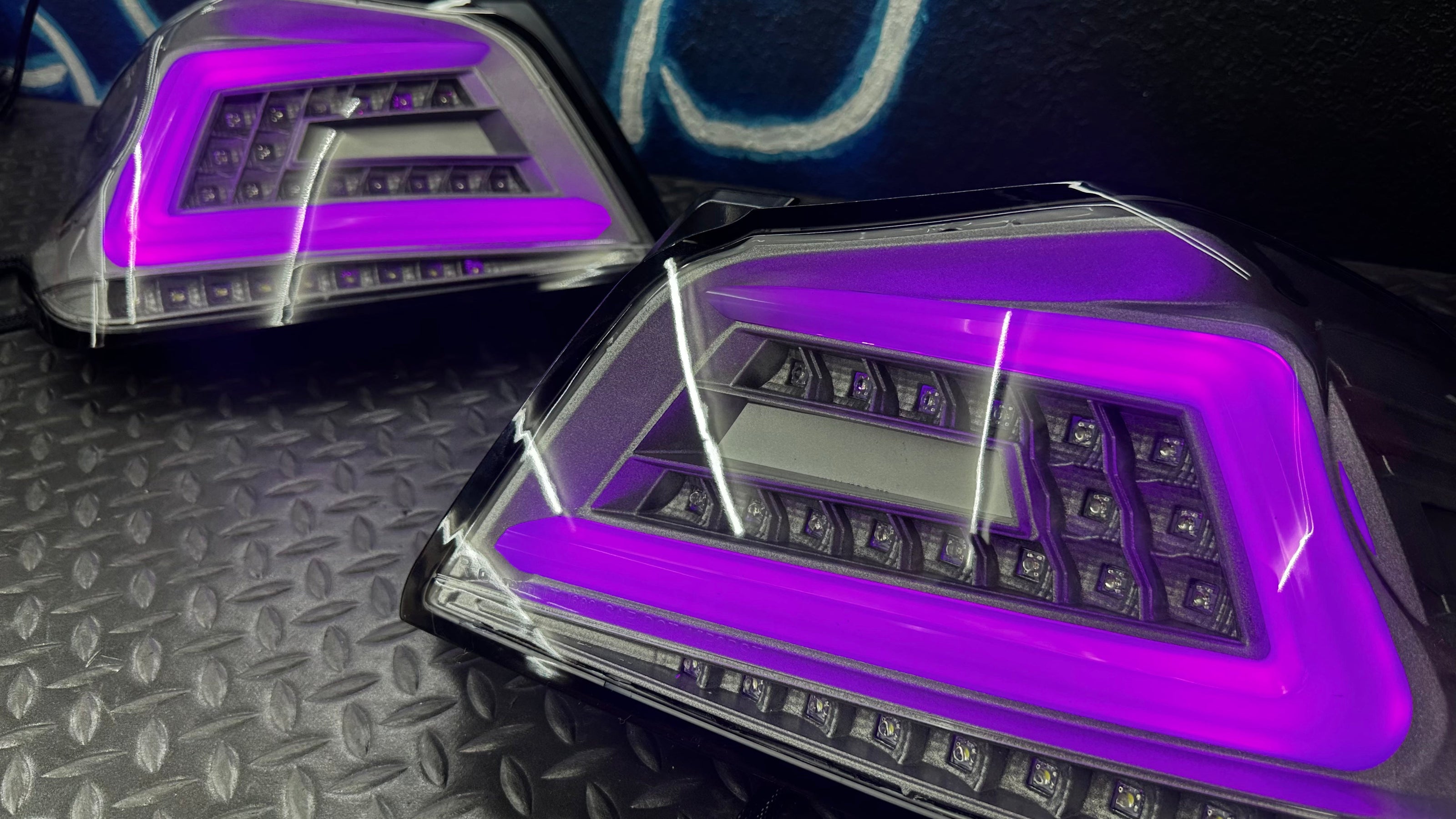 NTXGlow Clear Color Shifting Spec D Tail Lights (2015-2021 Subaru WRX) - JSI Racing 
