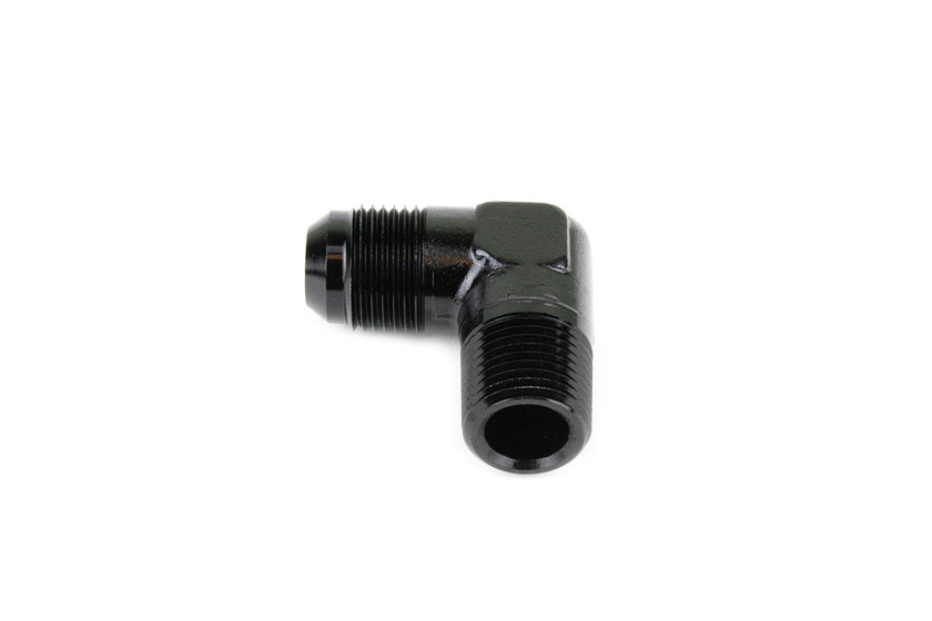 RaceFlux 45-Degree 1/8" Male NPT to -4AN Male Flare Adapter Fitting
