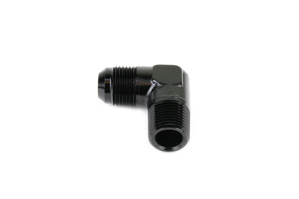 RaceFlux 45-Degree 1/8" Male NPT to -4AN Male Flare Adapter Fitting