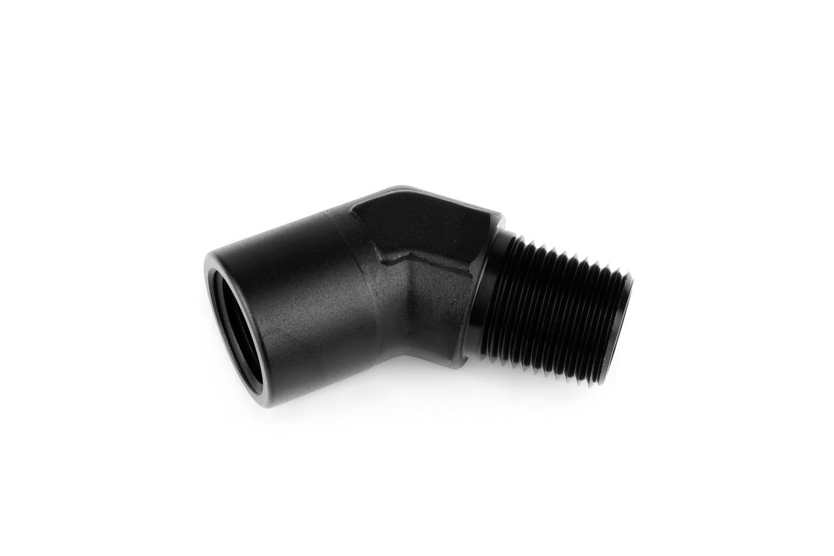 RaceFlux 45-Degree Female to Male NPT Pipe Union Fitting