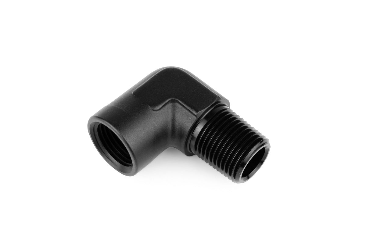 RaceFlux 90-Degree Female to Male NPT Pipe Union Fitting