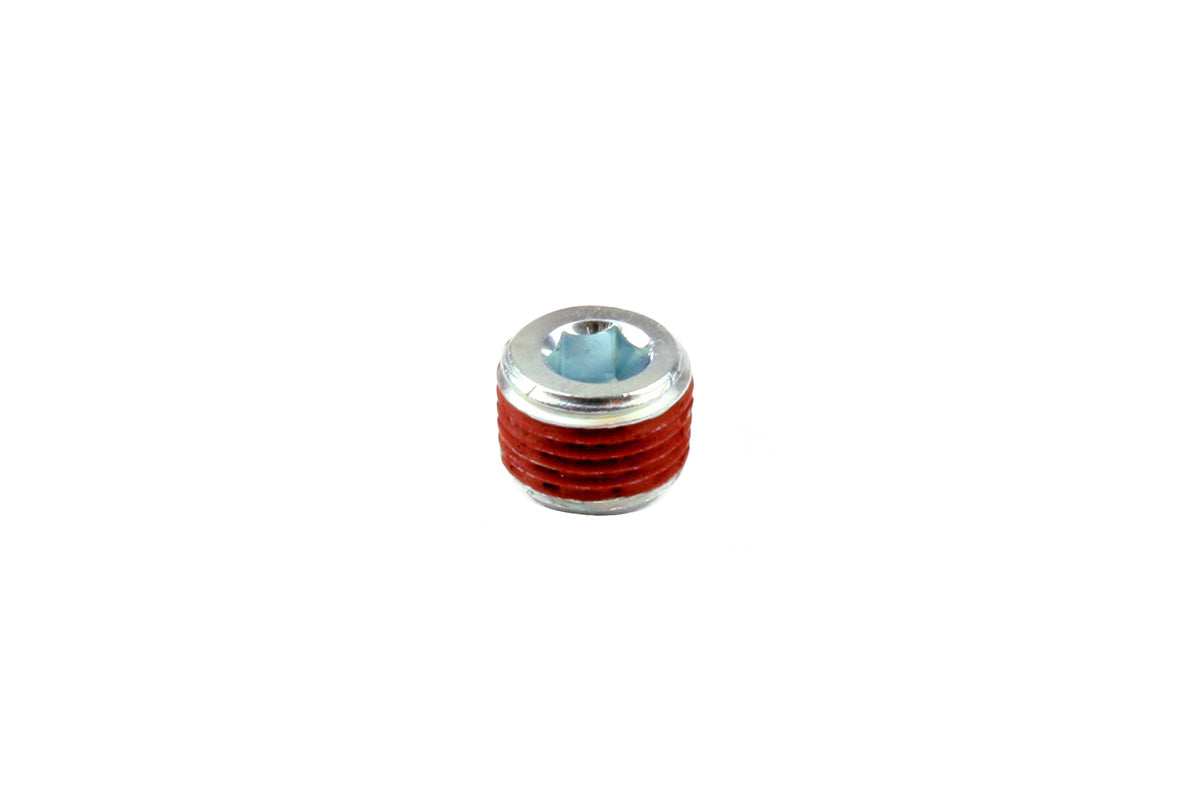 RaceFlux Steel Allen Socket Pipe Plug, NPT, with Sealant