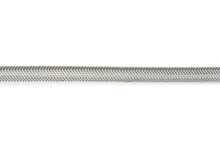 RaceFlux Stainless Steel Braided Conductive PTFE Hose, Carbon-Lined