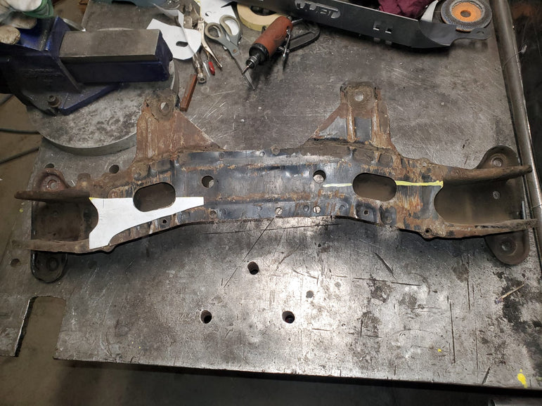 Nissan Z32 Steering Rack Relocation