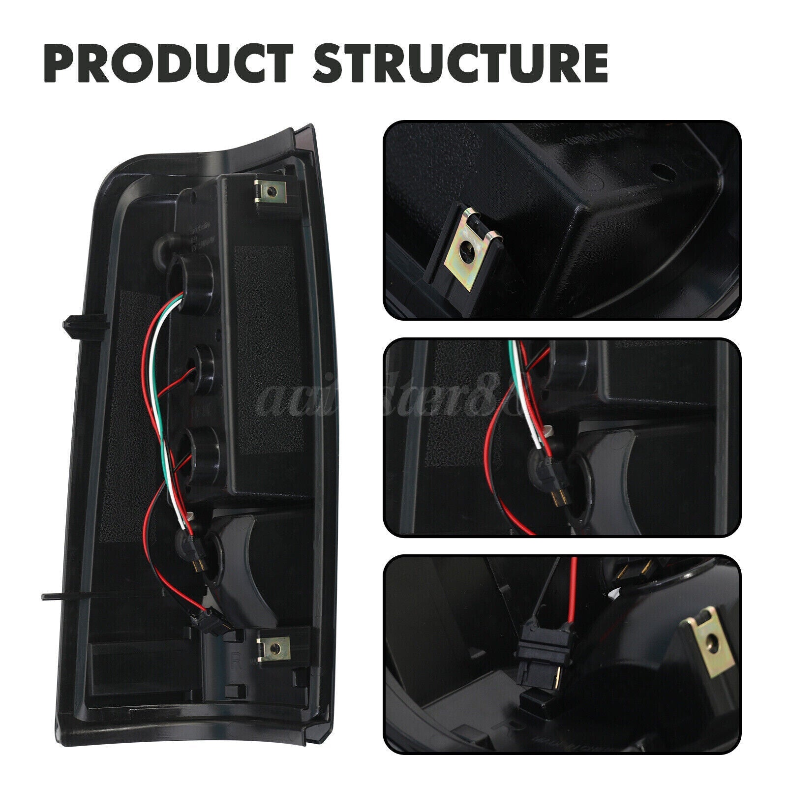 2003-2006 Chevrolet Silverado 1500 LED Tube Smoke Tail Lights - JSI Racing 