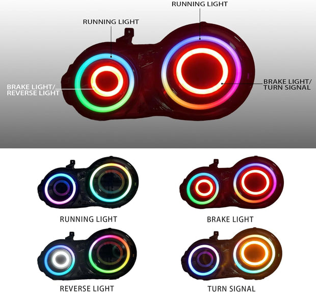 2009-2024 Nissan Gtr R35 Tail Lights RGB Or Plug And Play - JSI Racing 