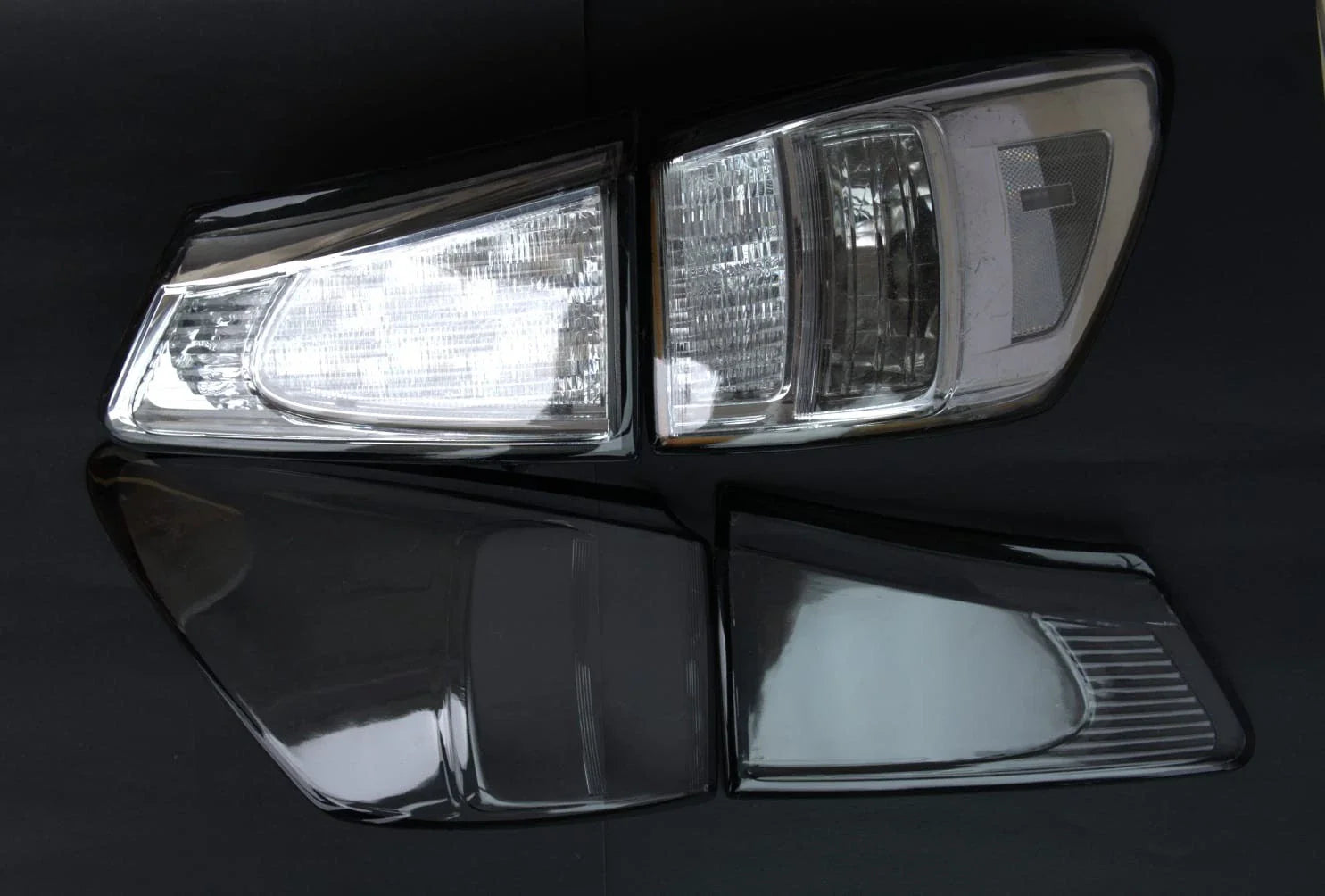 2006–2013 Lexus IS250 / IS350 / IS-F Clear Tail Light Lenses | Custom Lexus Tail Light Lens Upgrade NTXGlow