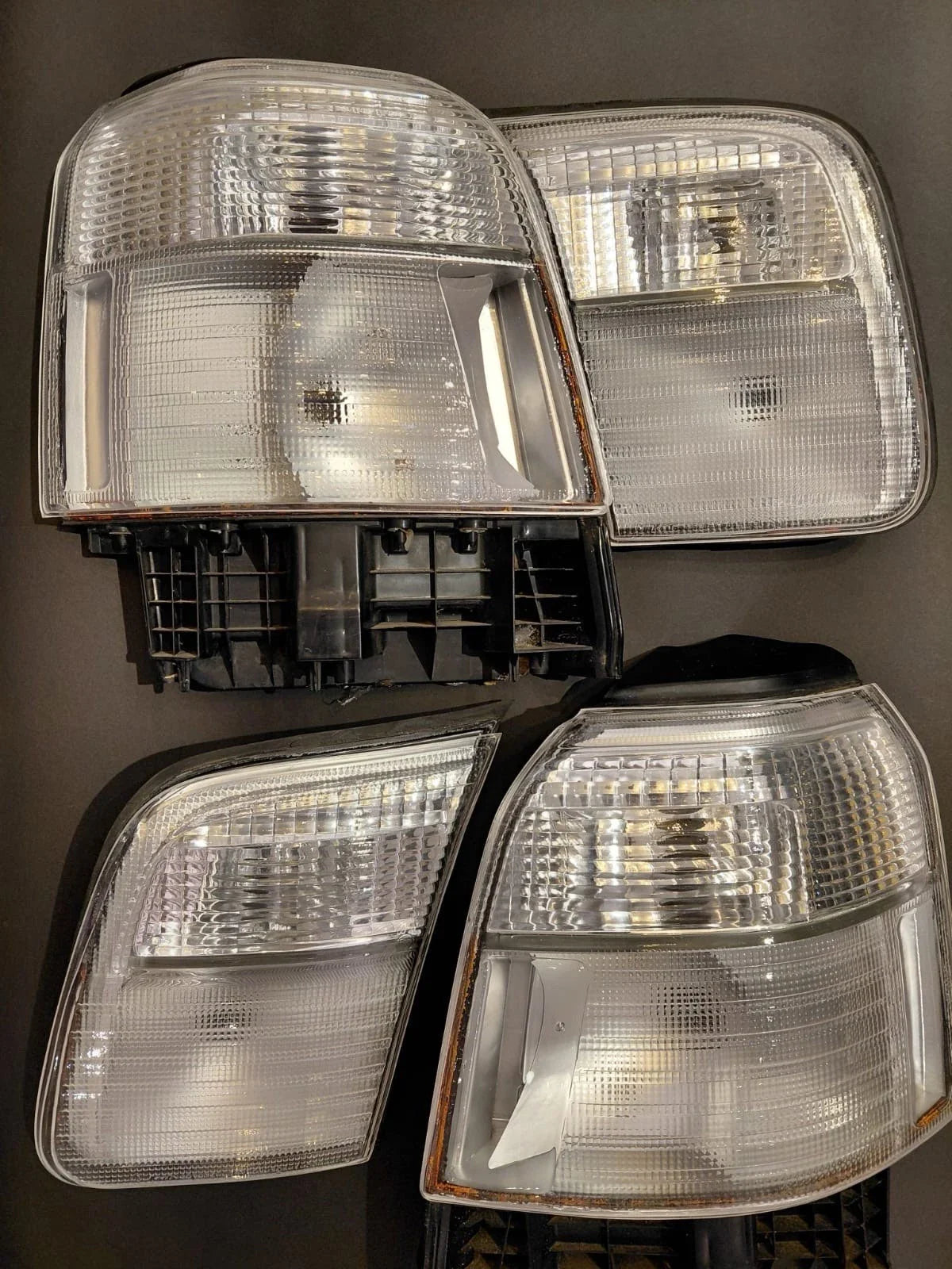 2001–2002 Subaru Forester Clear Tail Light Lenses | SF Forester Tail Light Lens Upgrade NTXGlow