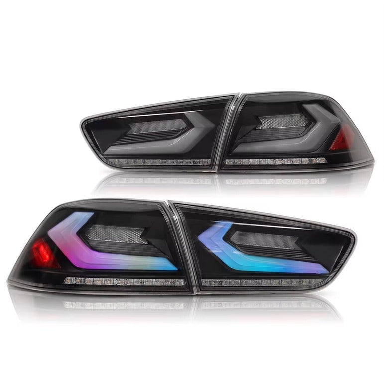 NTXGlow LED Tail Lights RGB/Plug N Play (2008-2018 Mitsubishi Lancer)) - JSI Racing 