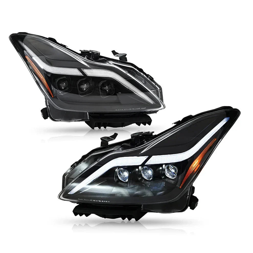 NTXGlow LED Tube Projector Headlights (2008-2015 Infiniti G37 & Q60 Coupe) - JSI Racing 