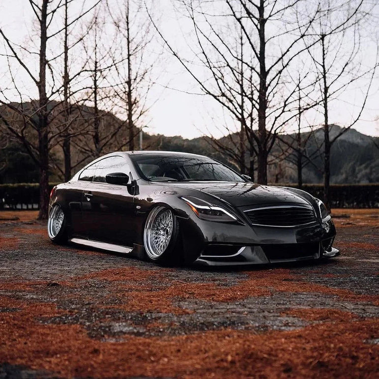 NTXGlow LED Tube Projector Headlights (2008-2015 Infiniti G37 & Q60 Coupe) - JSI Racing 