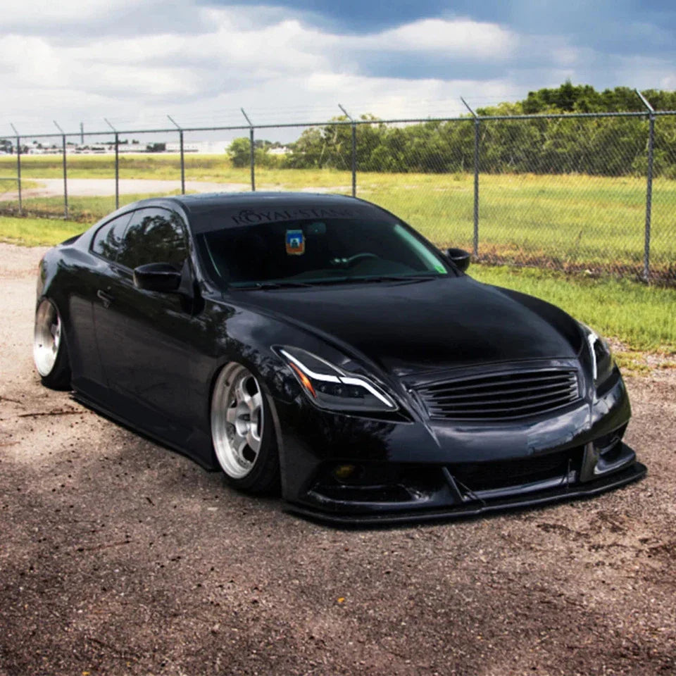 NTXGlow LED Tube Projector Headlights (2008-2015 Infiniti G37 & Q60 Coupe) - JSI Racing 