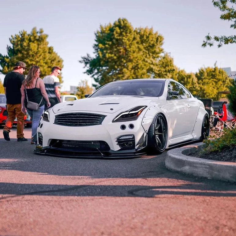 NTXGlow LED Tube Projector Headlights (2008-2015 Infiniti G37 & Q60 Coupe) - JSI Racing 