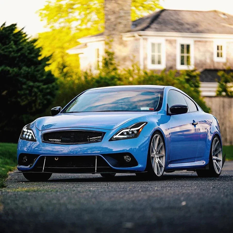 NTXGlow LED Tube Projector Headlights (2008-2015 Infiniti G37 & Q60 Coupe) - JSI Racing 