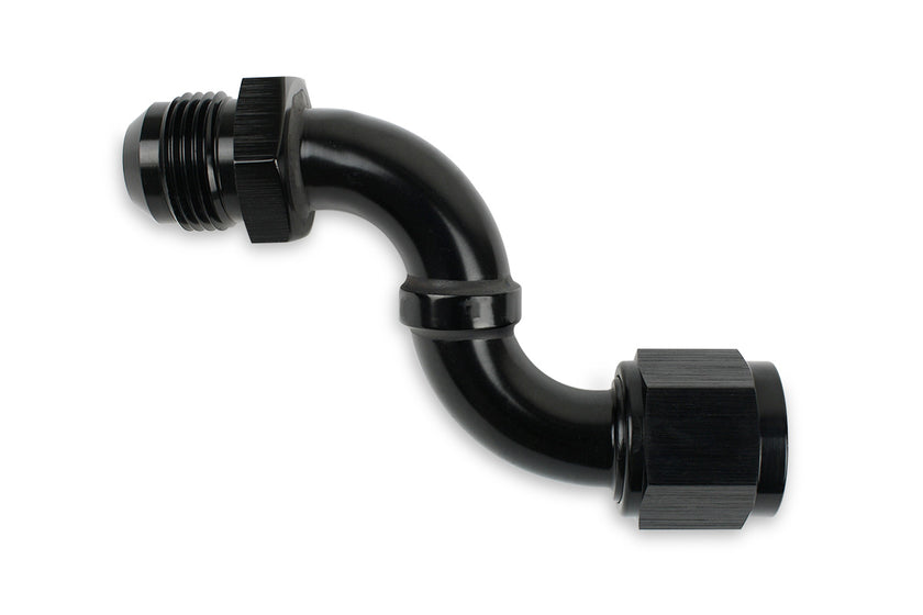 RaceFlux S-Shaped -10AN Female to -10AN Male Coupler Fitting
