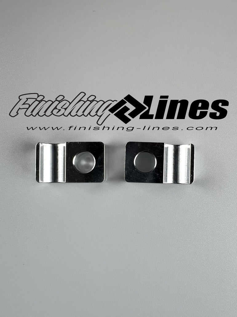 Finishing Lines Billet Brake Hose Holder Bracket Set - JSI Racing 