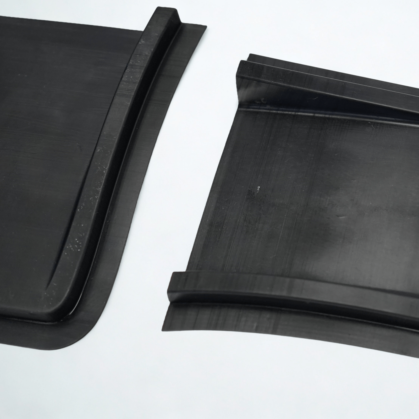 FSPE Splitter Ramps / Air Ducts (Pair, Custom Made to Splitter Thickness) - JSI Racing 