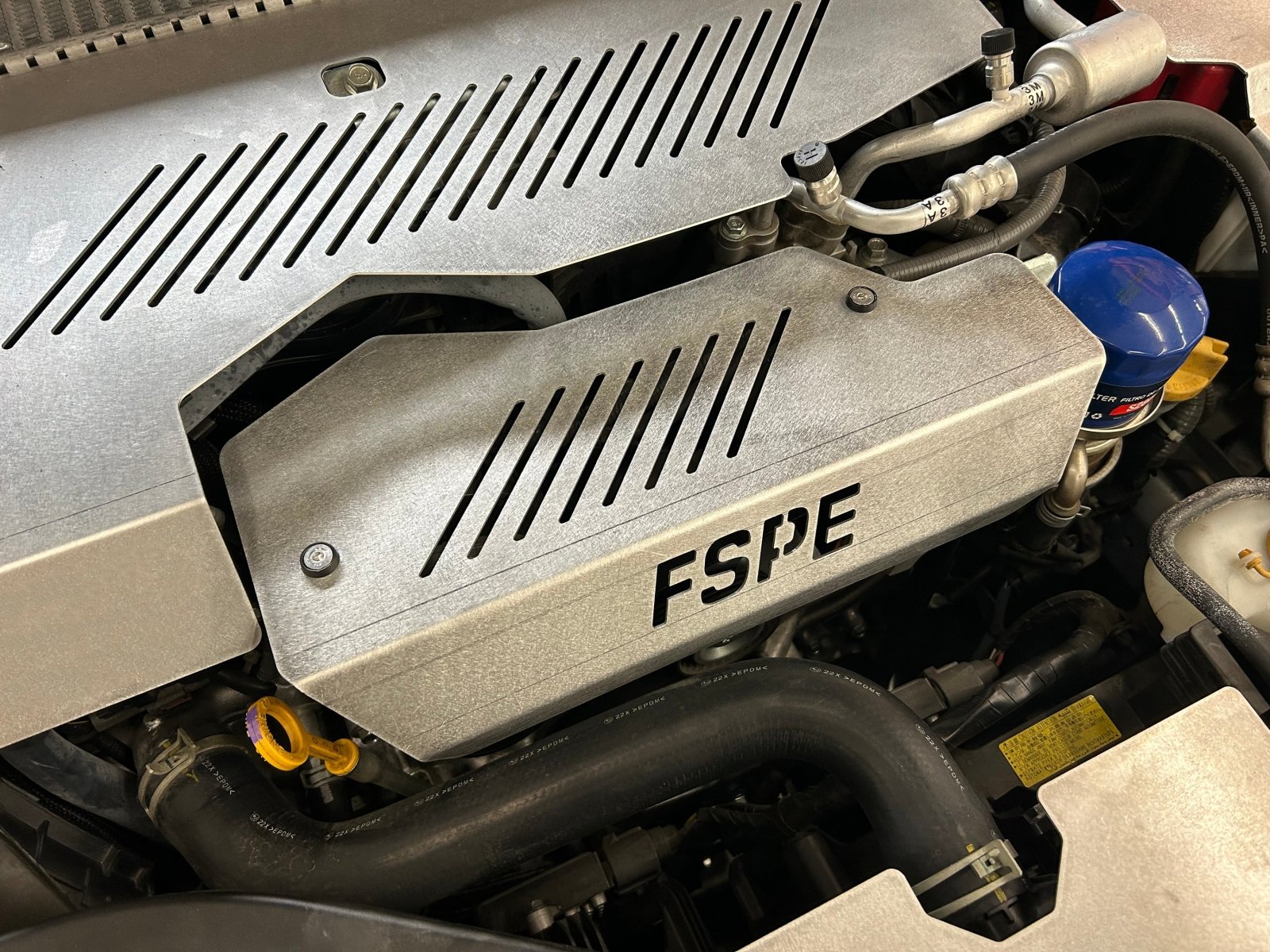 FSPE Subaru WRX Aluminum Belt Cover (2022–2025) - JSI Racing 