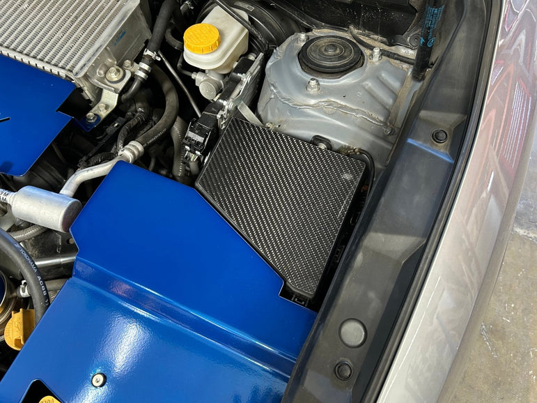 FSPE Subaru WRX Carbon Fiber Fuse Box Cover (2022–2025) - JSI Racing 