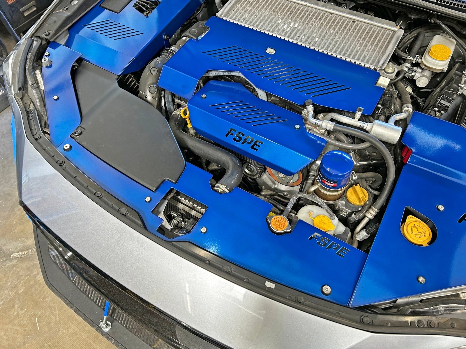 FSPE Subaru WRX Aluminum Radiator Cover (2022–2025) - JSI Racing 