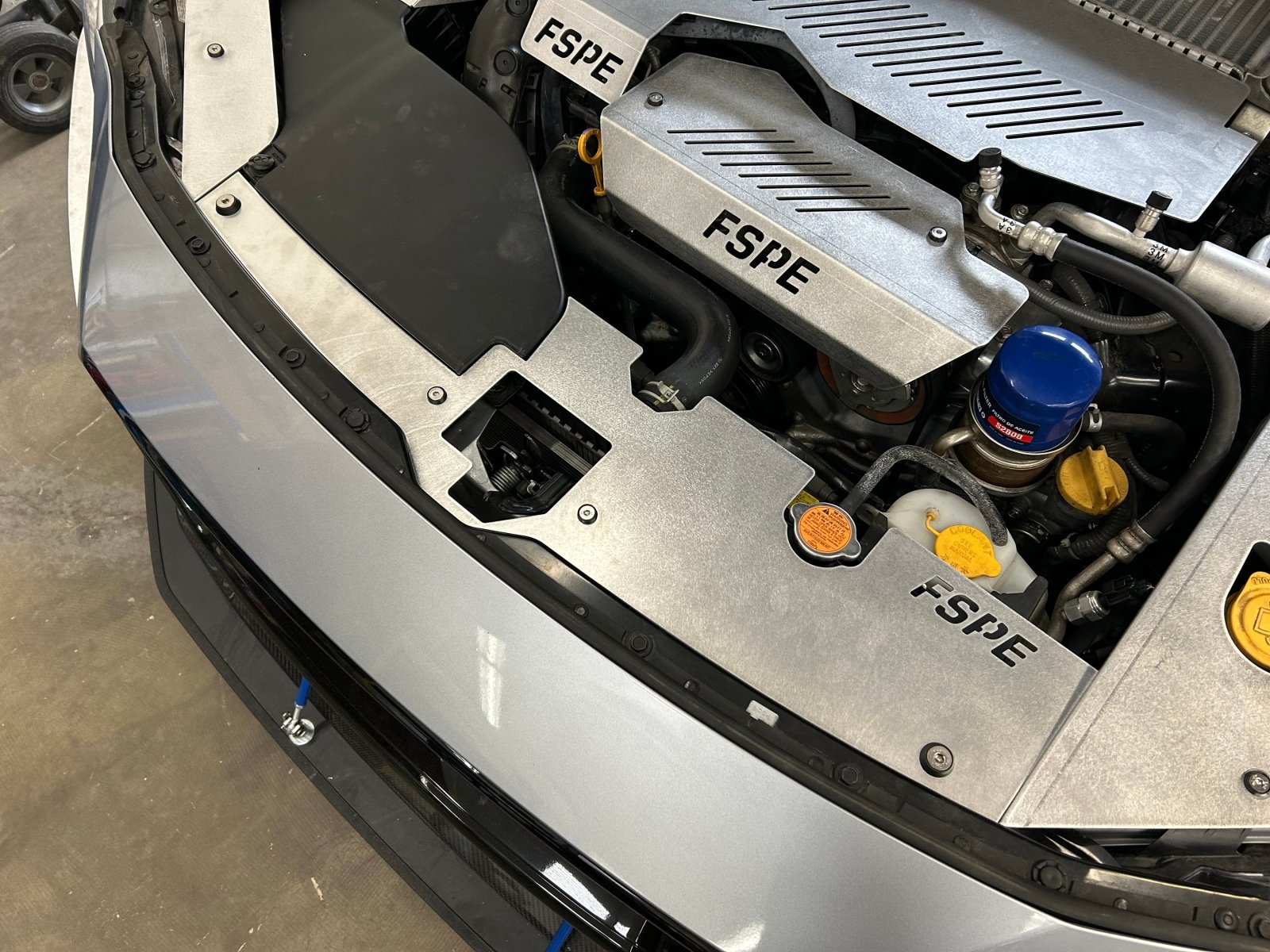 FSPE Subaru WRX Aluminum Radiator Cover (2022–2025) - JSI Racing 
