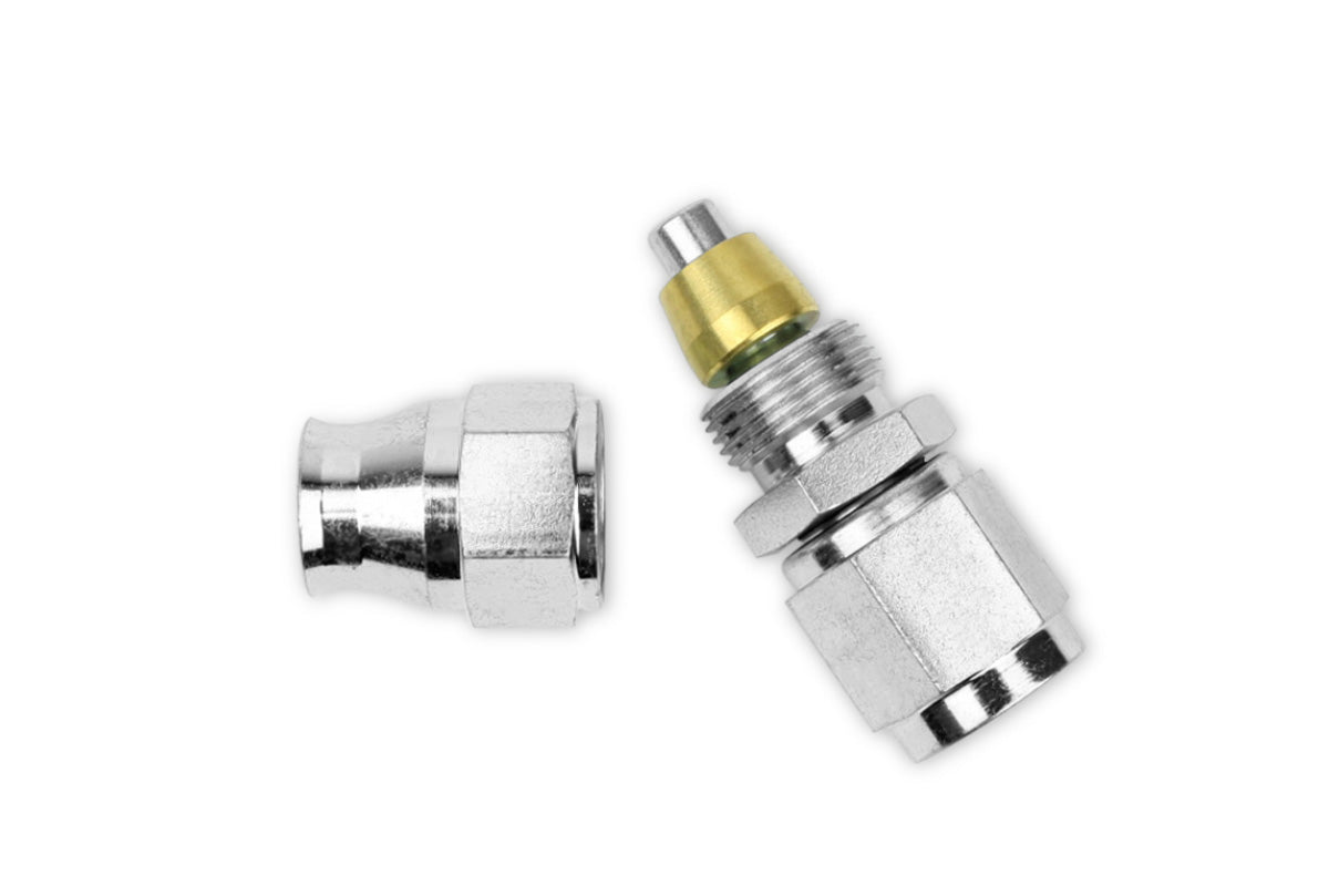 RaceFlux PTFE Straight Hose End Fitting, Steel