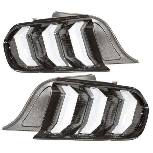 NTXGlow Clear Tail Lights (2015-2023 S550 Ford Mustang) - JSI Racing 