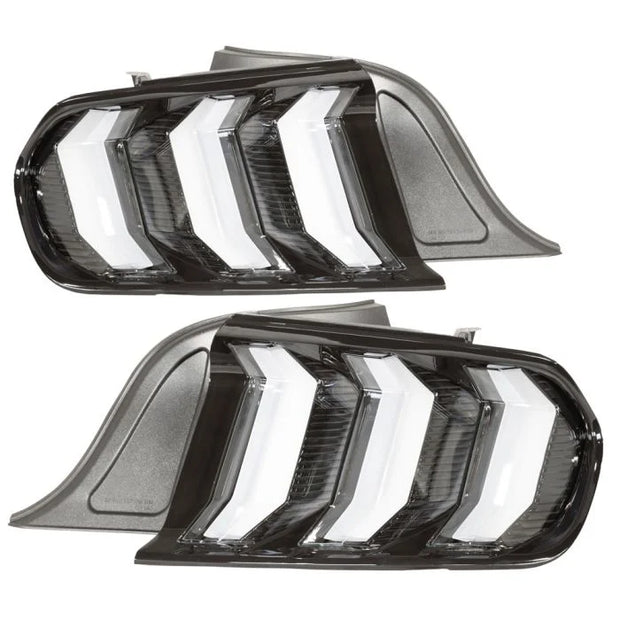 NTXGlow Clear Tail Lights (2015-2023 S550 Ford Mustang) - JSI Racing 