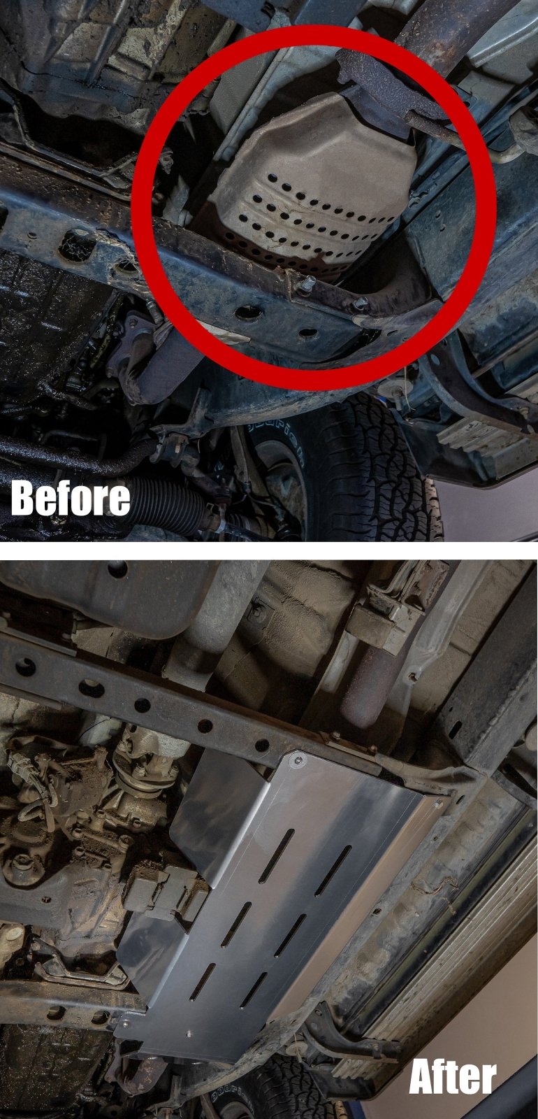 FSPE Catalytic Converter Guard / Shield – Toyota 4Runner (1996–2002, 3.4L V6) - JSI Racing 