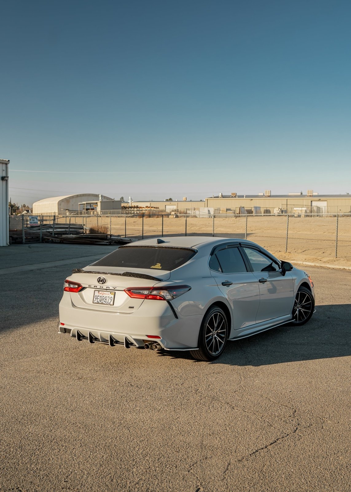 FSPE HDPE Rear Diffuser + Spats – Toyota Camry SE/XSE (2018–2024) - JSI Racing 