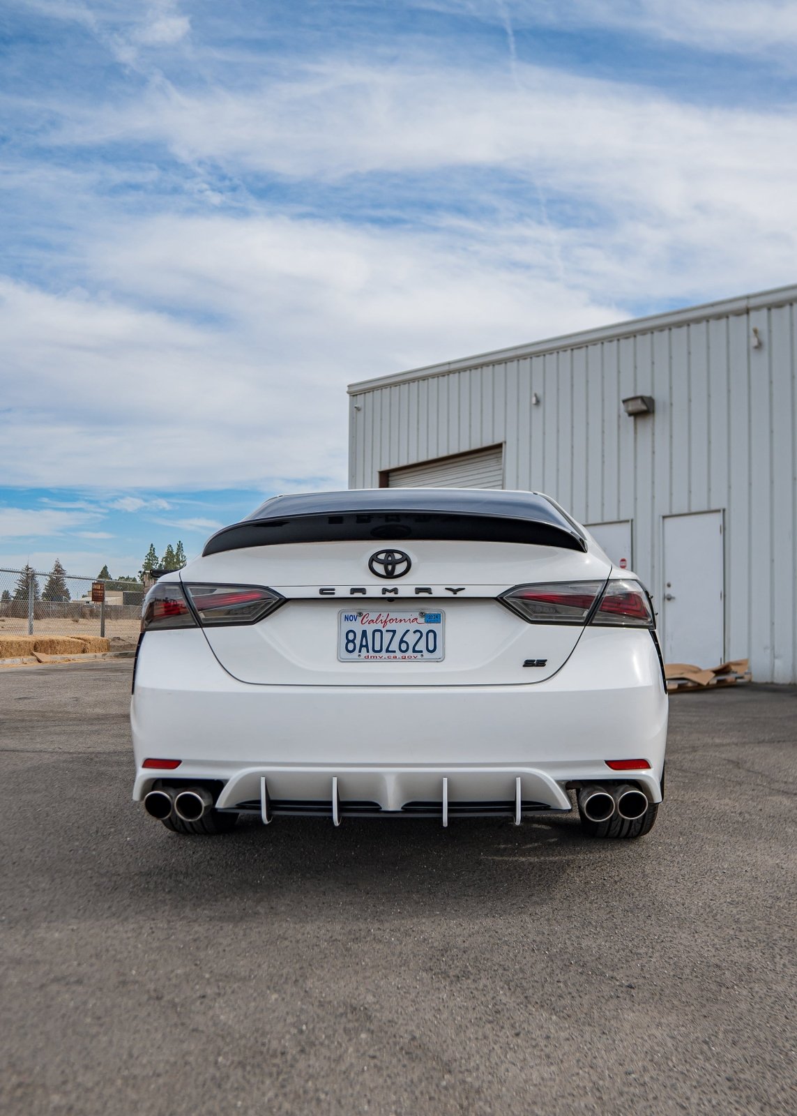 FSPE HDPE Rear Diffuser + Spats – Toyota Camry SE/XSE (2018–2024) - JSI Racing 