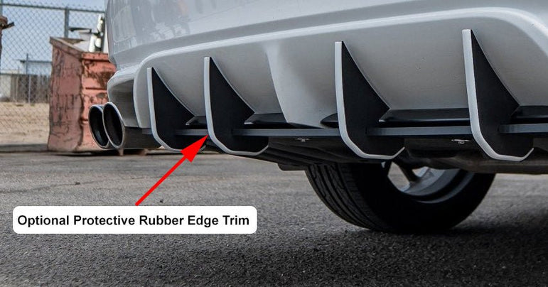 FSPE HDPE Rear Diffuser + Spats – Toyota Camry SE/XSE (2018–2024) - JSI Racing 
