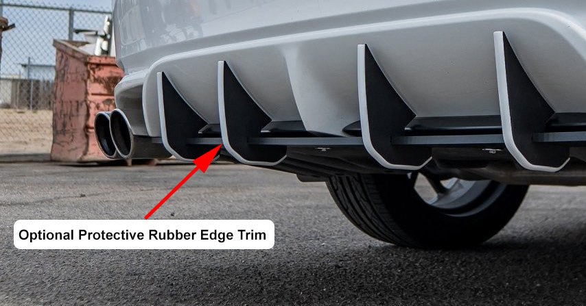 FSPE HDPE Rear Diffuser + Spats – Toyota Camry SE/XSE (2018–2024) - JSI Racing 