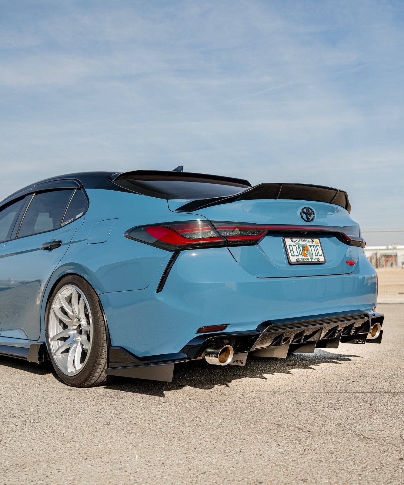 FSPE Toyota Camry TRD Rear Diffuser/Outer Spats V1 (2020-2024) FSPE