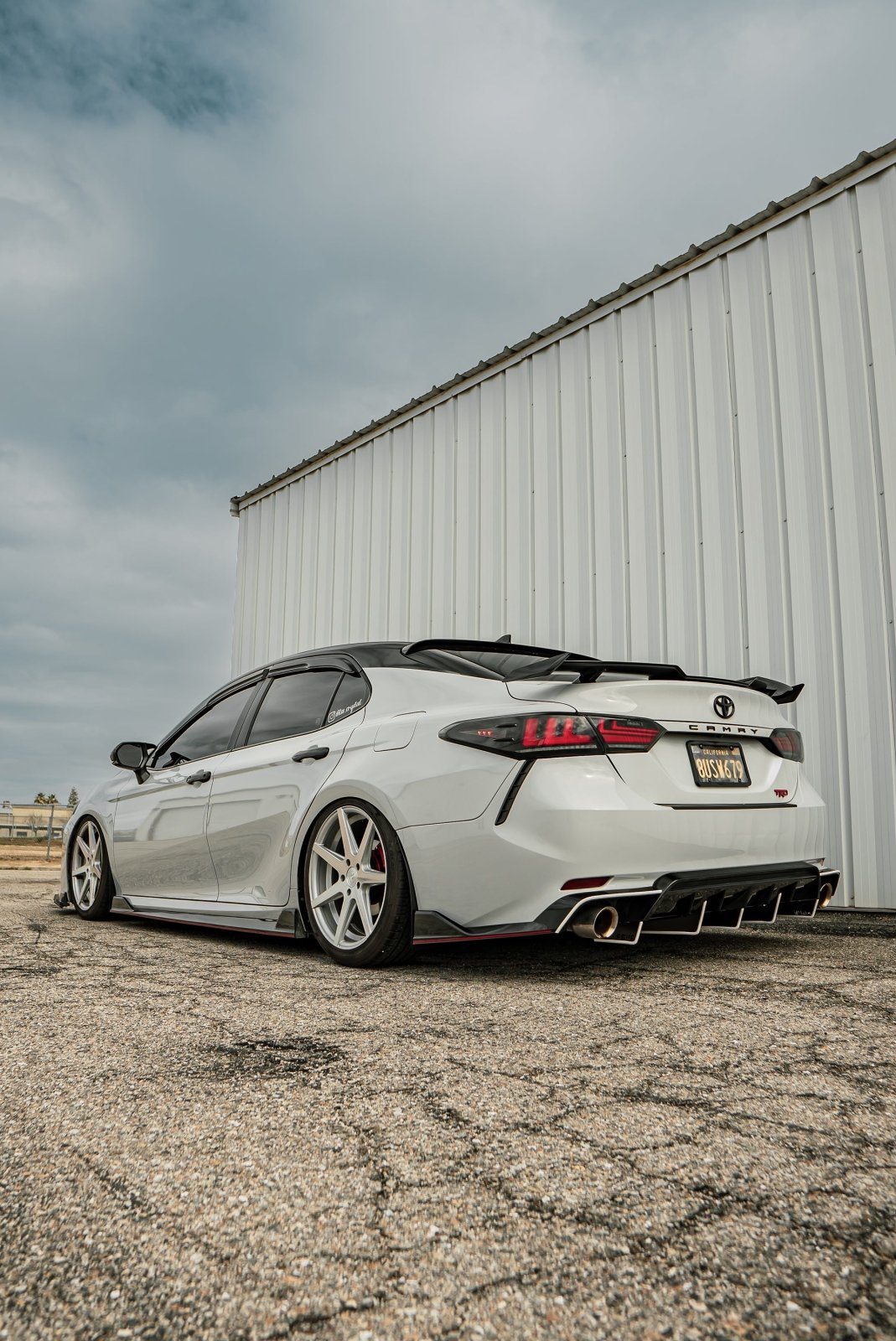 FSPE Toyota Camry TRD Rear Diffuser/Outer Spats V1 (2020-2024) FSPE